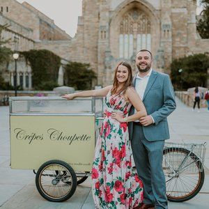 Calvin Klein long floral pleated bodice gown